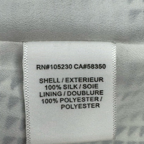 Joie Geometric Print Sleeveless Silk Tank Shift Dress - White Black Gray - Small - Picture 6 of 7